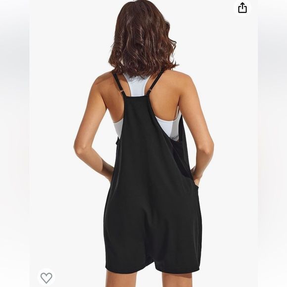 ATHMILE Rompers for Women Summer Casual Short Jumpsuits Overalls Clothes Outfits - Picture 2 of 14